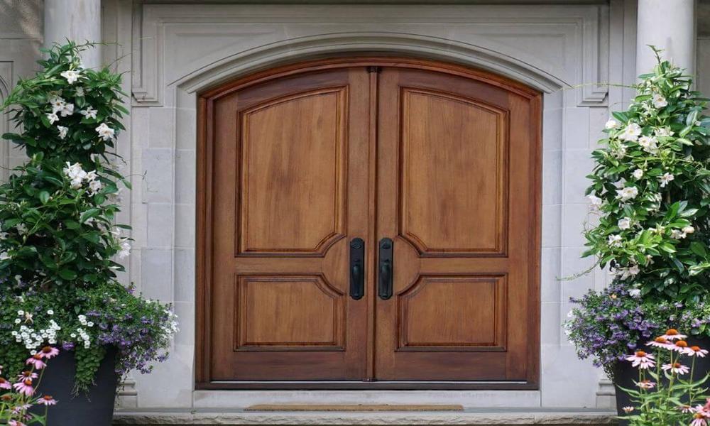 What are the different styles for villa entrance doors