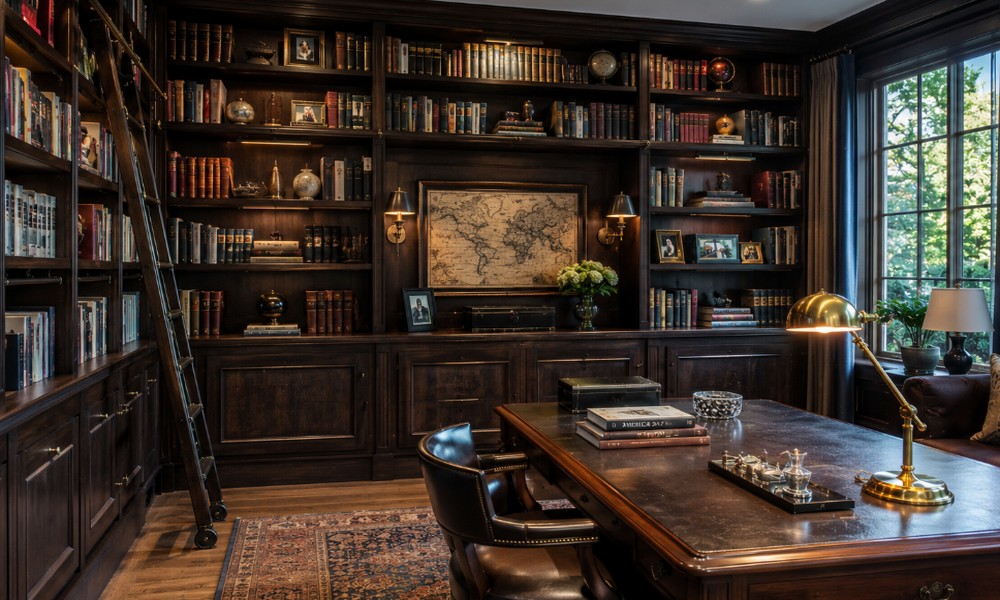 Office Library Cabinets: Elegant Storage Ideas for High-End Homes ...